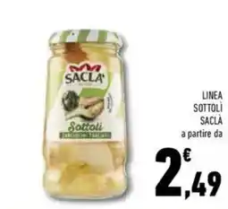 Conad Sacla linea sottolì offerta
