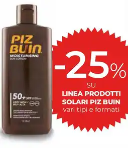 Extracoop Piz buin linea prodotti solari offerta