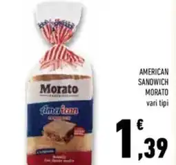Conad Morato american sandwich offerta