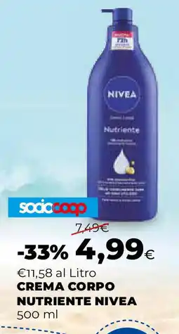 Extracoop Nivea crema corpo nutriente offerta