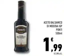 Conad Ponti aceto balsamico di modena igp offerta