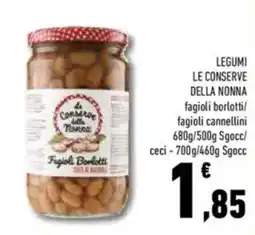 Conad Della nonna legumi le conserve offerta
