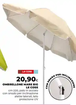 Extracoop Le cose ombrellone mare big offerta