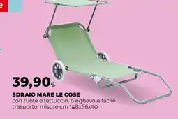 Extracoop Le cose sdraio mare offerta