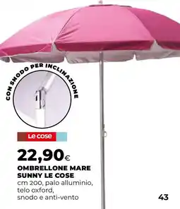 Le cose ombrellone mare sunny