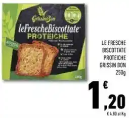 Conad Grissin bon lefresche biscottate proteiche offerta