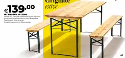 Extracoop Set birreria in legno offerta