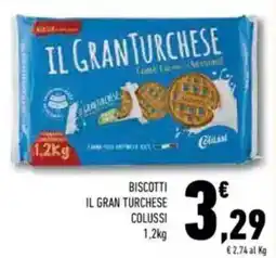 Conad Colussi biscotti il gran turchese offerta
