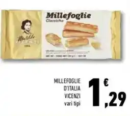 Conad Vicenzi millefoglie d'italia offerta