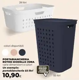 Extracoop Portabiancheria rotho modello jona offerta