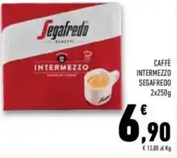Conad Segafred caffè intermezzo offerta