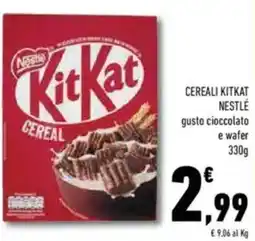 Conad Nestlé cereali kitkat offerta