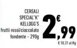 Conad Kellogg's cereali special"k offerta