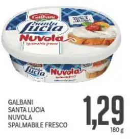Supermercati Piccolo Galbani santa lucia nuvola spalmabile fresco offerta
