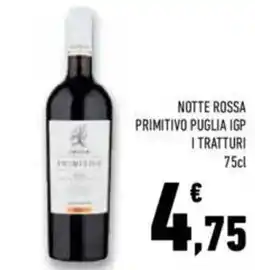 Conad Itratturi notte rossa primitivo puglia igp offerta