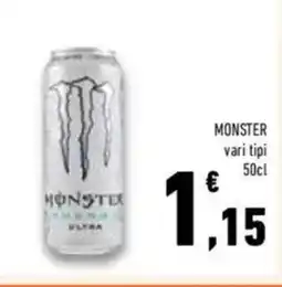 Conad MONSTER vari tipi offerta