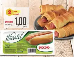 Supermercati Piccolo Piccolo wurstel offerta