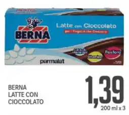Supermercati Piccolo Berna latte con cioccolato offerta