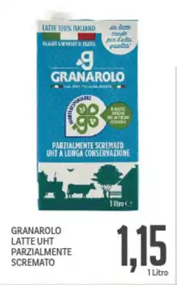 Supermercati Piccolo Granarolo latte uht parzialmente scremato offerta
