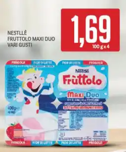 Supermercati Piccolo Nestllè fruttolo maxi duo vari gusti offerta