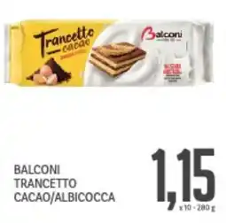 Supermercati Piccolo Balconi trancetto cacao/albicocca offerta