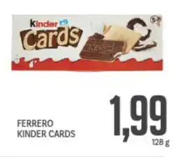 Supermercati Piccolo Kinder cards ferrero offerta