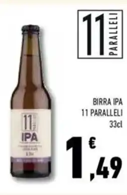 Conad 11 paralleli birra ipa offerta