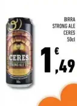 Conad Ceres birra strong ale offerta