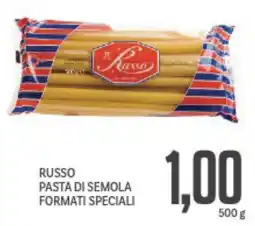 Supermercati Piccolo Russo pasta di semola formati speciali offerta