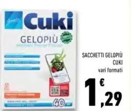 Conad Cuki sacchetti gelopiù offerta