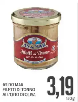 Supermercati Piccolo As do mar filetti di tonno all'olio di oliva offerta