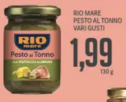 Supermercati Piccolo Rio mare pesto al tonno vari gusti offerta