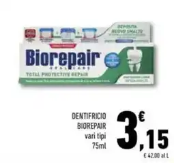 Conad Biorepair dentifricio biorepair vari tipi offerta