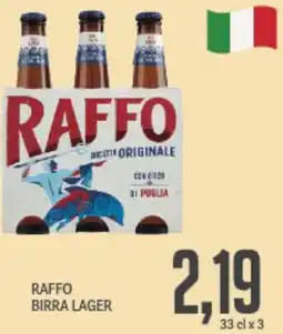 Supermercati Piccolo Raffo birra lager offerta