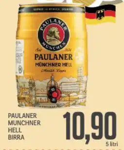 Supermercati Piccolo Paulaner munchner hell birra offerta
