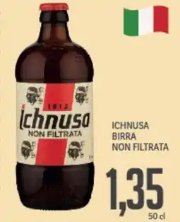 Supermercati Piccolo Ichnusa birra non filtrata offerta
