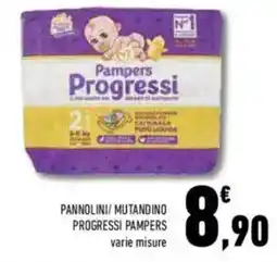 Conad Progressi pampers pannolini/ mutandino offerta