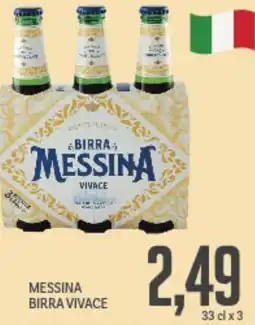 Supermercati Piccolo Messina birra vivace offerta