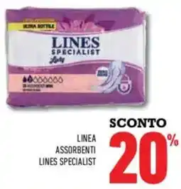 Conad Lines specialist linea assorbenti offerta