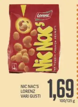 Supermercati Piccolo Nic nac's lorenz vari gusti offerta