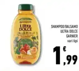 Conad Garnior shampoo/balsamo ultra dolce offerta