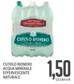 Supermercati Piccolo Cutolo rionero acqua minerale effervescente naturale offerta