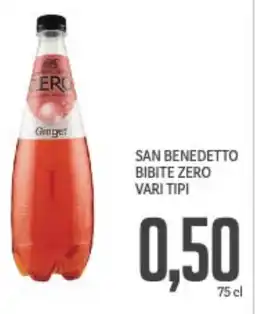 Supermercati Piccolo San benedetto bibite zero vari tipi offerta