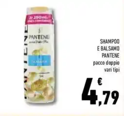 Conad Pantene shampoo e balsamo offerta