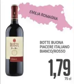 Supermercati Piccolo Botte buona piacere italiano bianco/rosso offerta