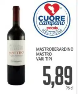 Supermercati Piccolo Mastroberardino mastro vari tipi offerta