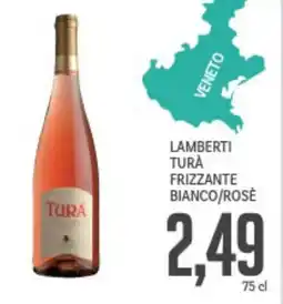Supermercati Piccolo Lamberti tura frizzante bianco/rose offerta