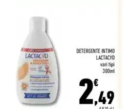 Conad Lactacyd detergente intimo offerta