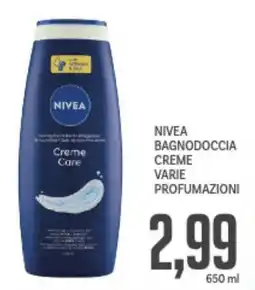 Supermercati Piccolo Nivea bagnodoccia creme varie profumazioni offerta