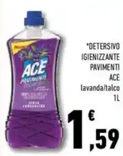 Conad Ace detersivo igienizzante pavimenti offerta